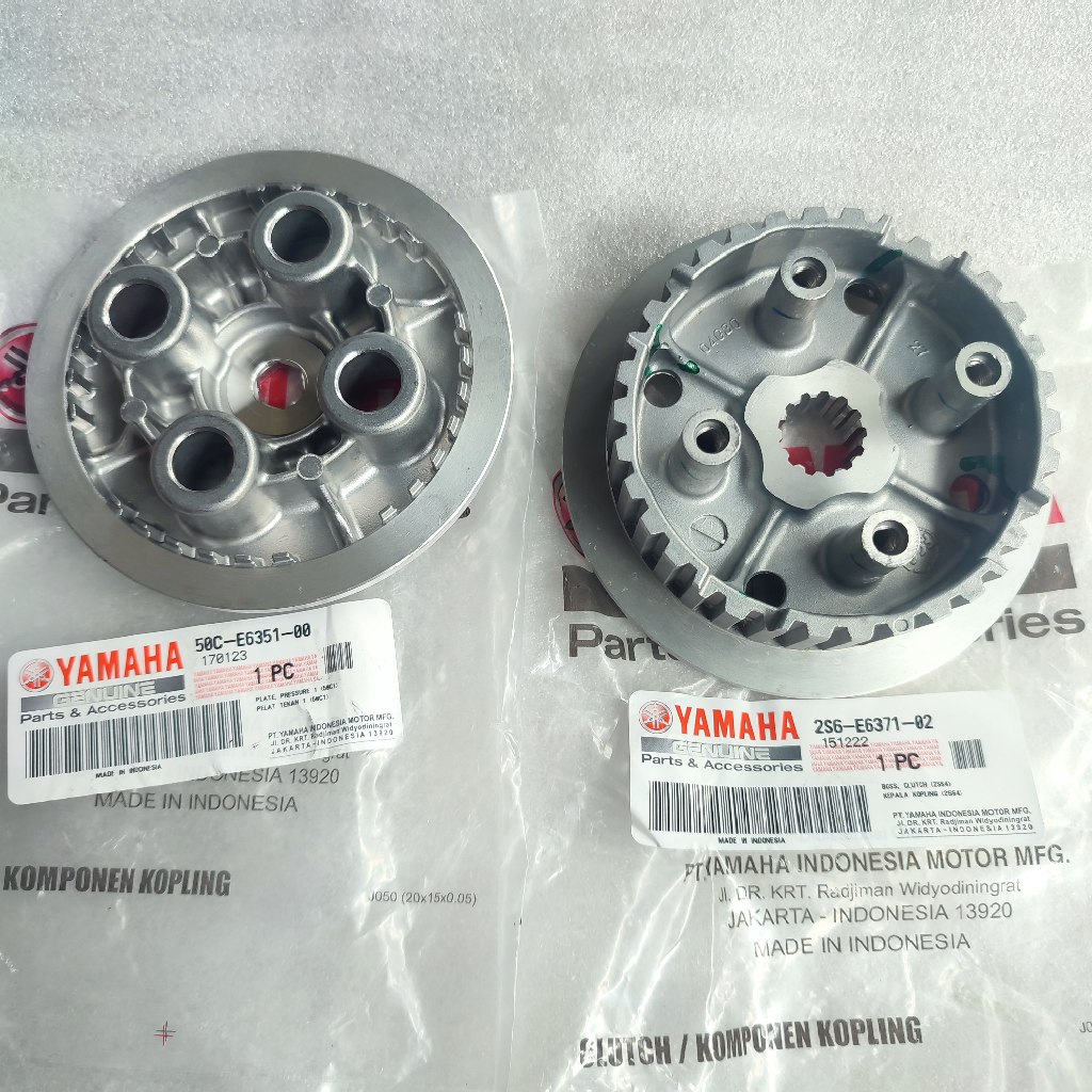 RUMAH KOPLING SET KAKI 4 LAWAN 4 NEW VIXION NVL JUPITER MX NEW ASLI ORIGINAL YAMAHA