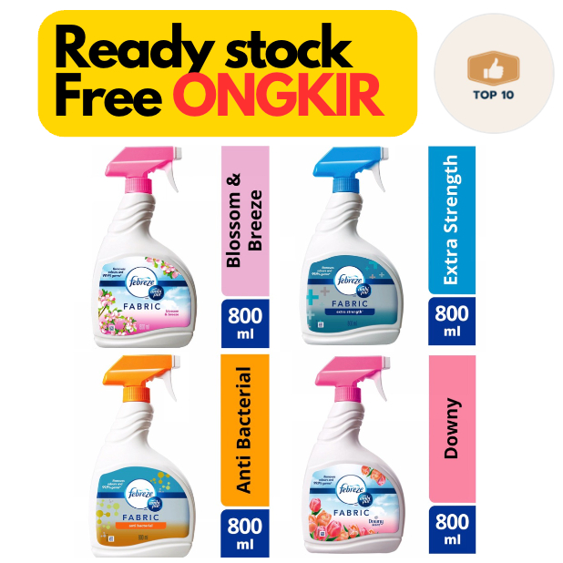 Febreze Fabric Refresher Ambipur 800ml (Anti-Bacterial, Blossom, Downy, Extra Strength)