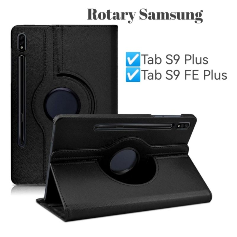 Sarung Rotary samsung tab s9 fe plus / case samsung tab s9 fe plus / casing samsung tab s9 fe+ / cas