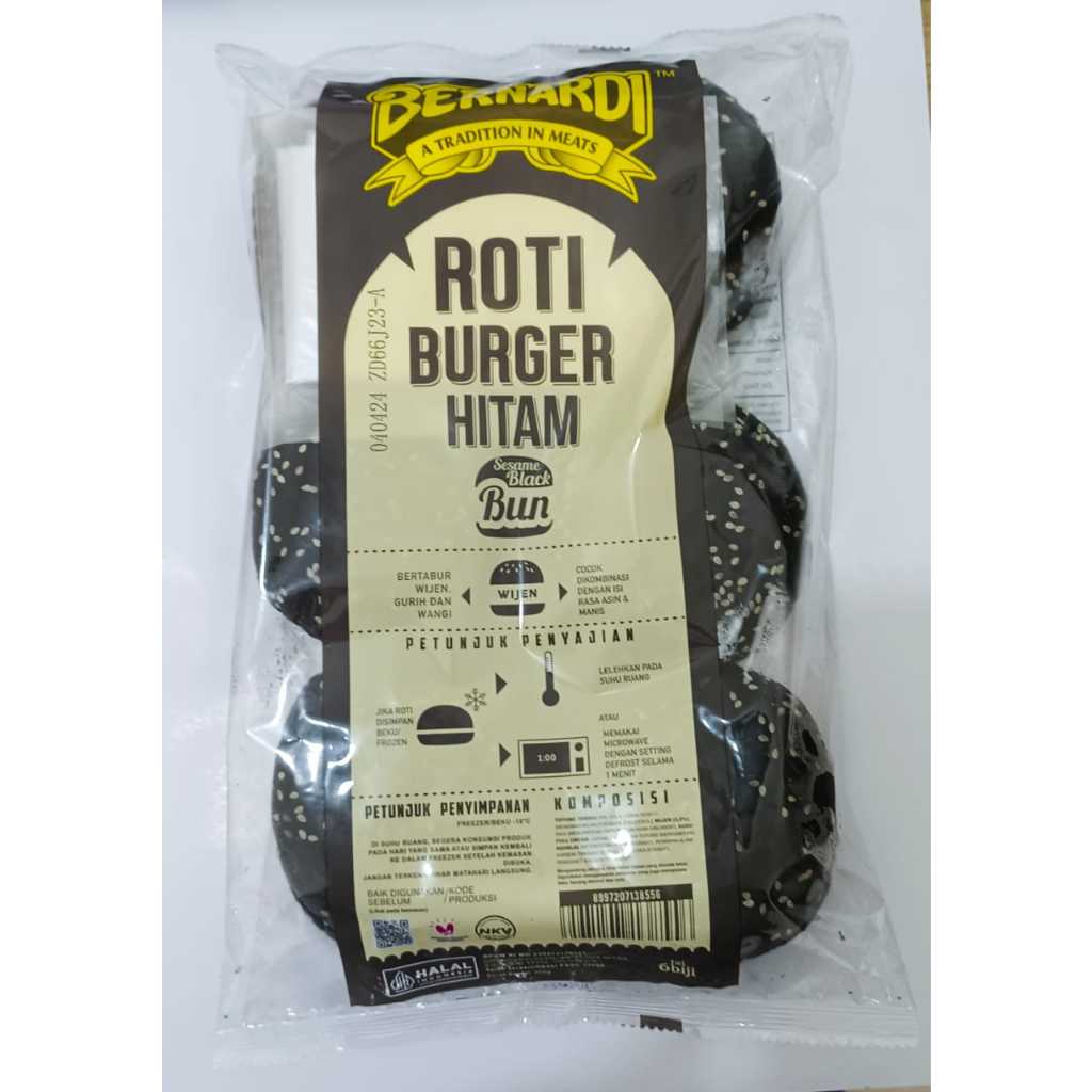 

BERNARDI ROTI BURGER HITAM 6S