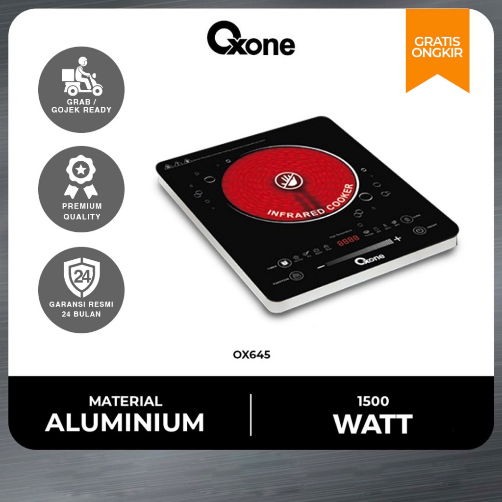 Oxone OX645 Kompor Listrik 1 Tungku Infrared Cooker Aman Praktis