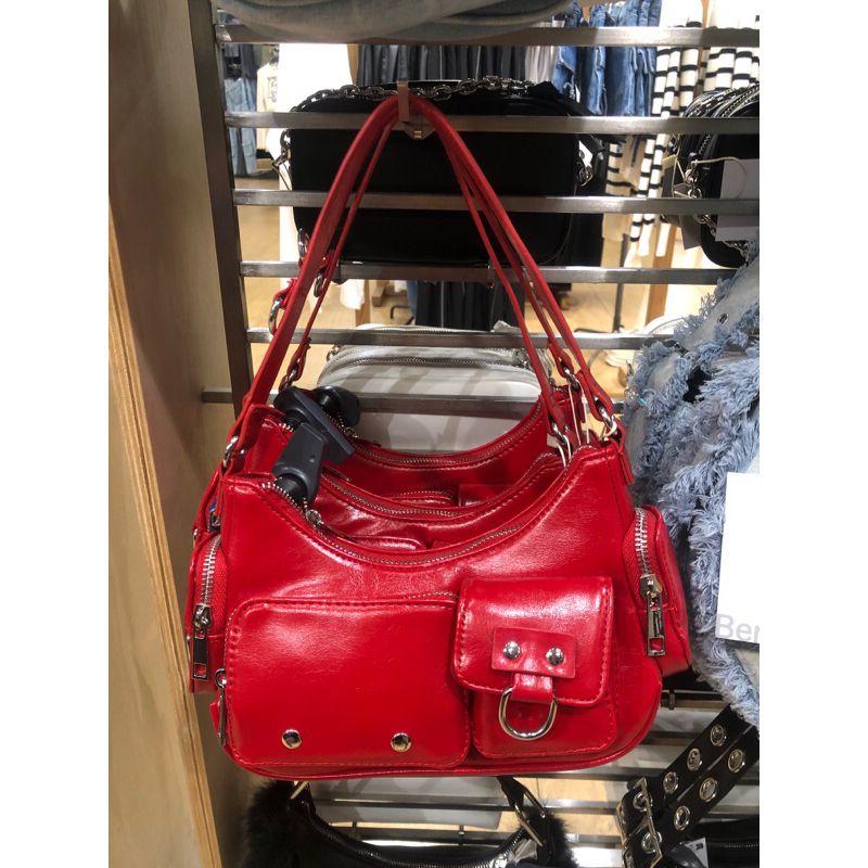 Bershka Metalic sling bag // Bershka hand bag // tas selempang bershka
