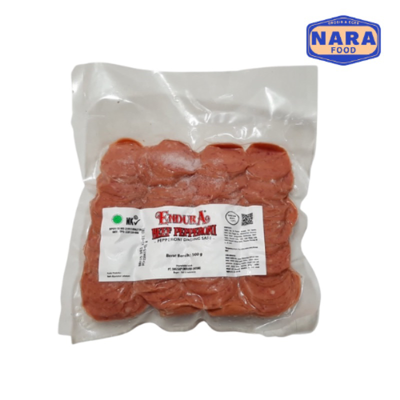 

ENDURA PEPERONI 500G (PEPPERONI) BEEF SLICE