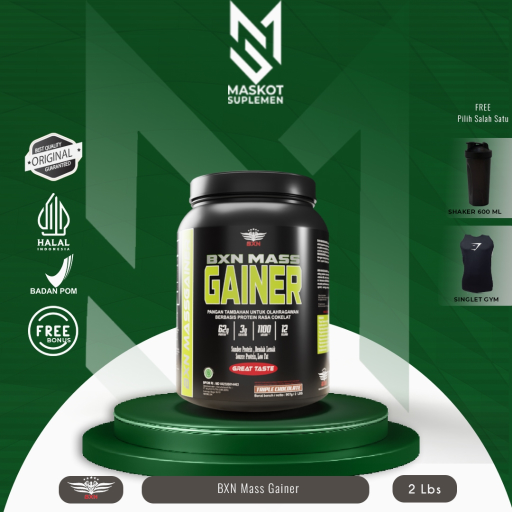 Bxn gainer 2lb susu penambah berat badan bxnutrition  bxn mass gainer