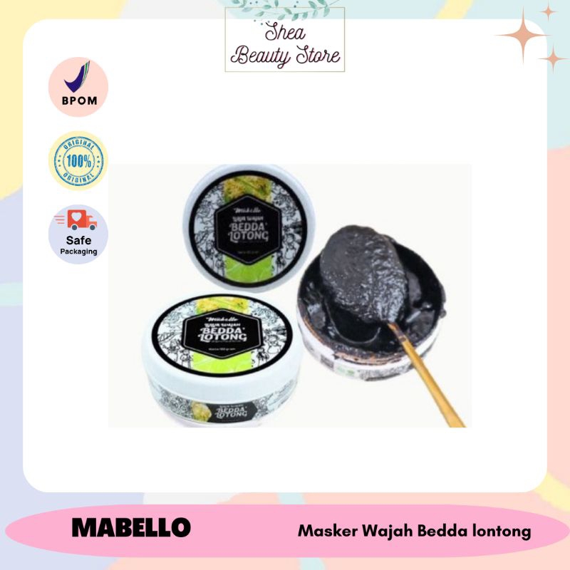 Mabello Lulur Hitam/Masker Wajah