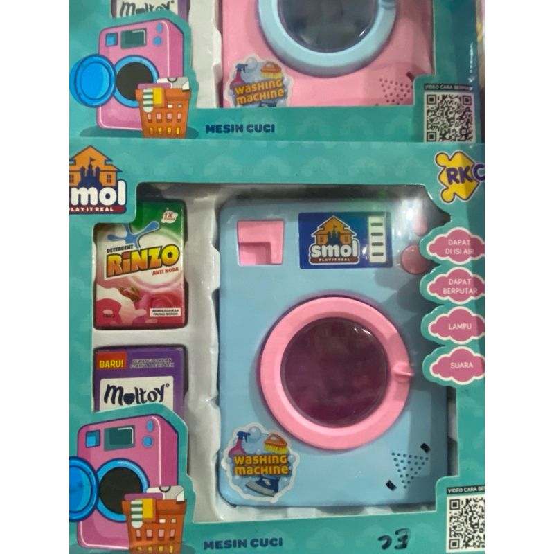 Mainan Loundry Set / Mainan anak cewek / Mainan Edukatif / Mesin cuci / Mesin Cuci mini / Mainan Ana