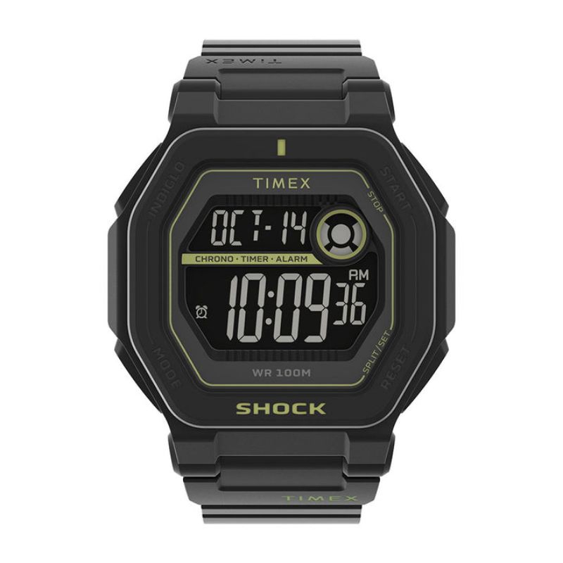 Timex TW2V59800 Command Encounter Jam Tangan Pria Digital Black Rubber Original