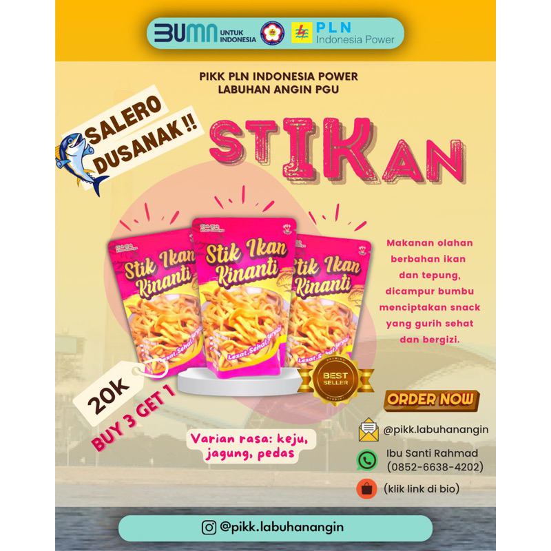 

Stik Ikan Kinanti