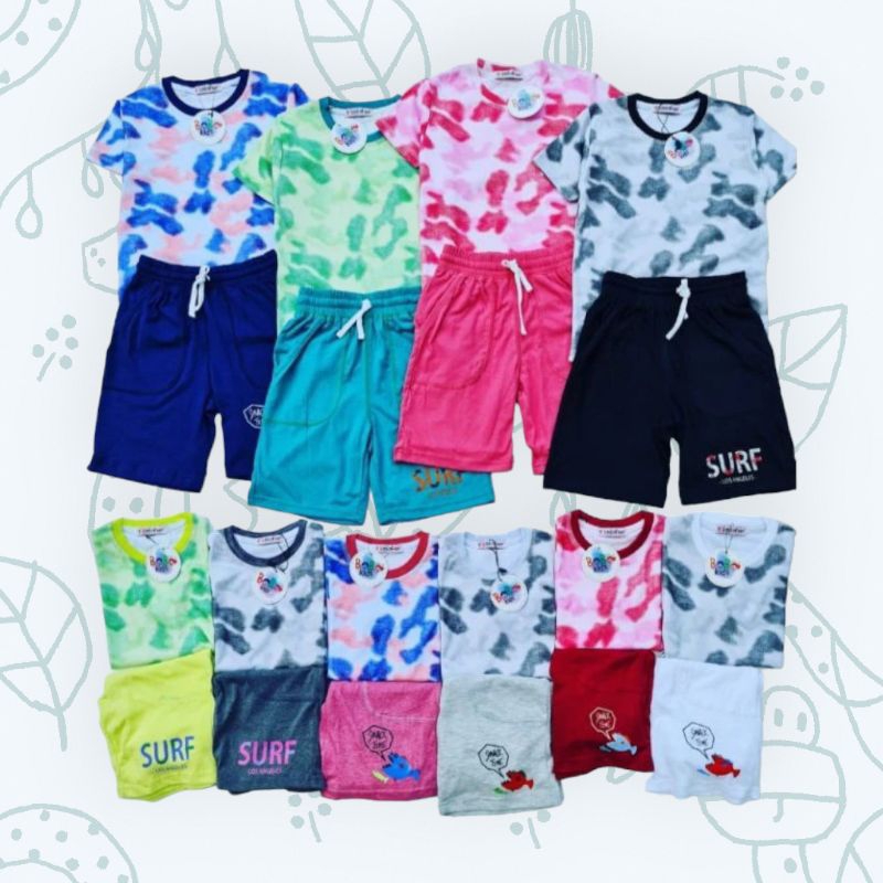 1-10t [BEBAS PILIH] SET TIE DYE JUNIOR BOBOKIDS setelan anak bobokids setelan baju anak