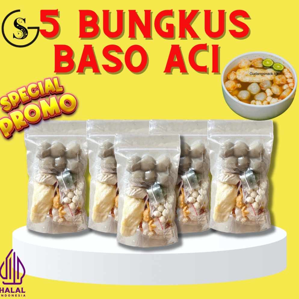 

⚡XPRESS⚡ 5 BUNGKUS BASO ACI INSTAN ORIGINAL
