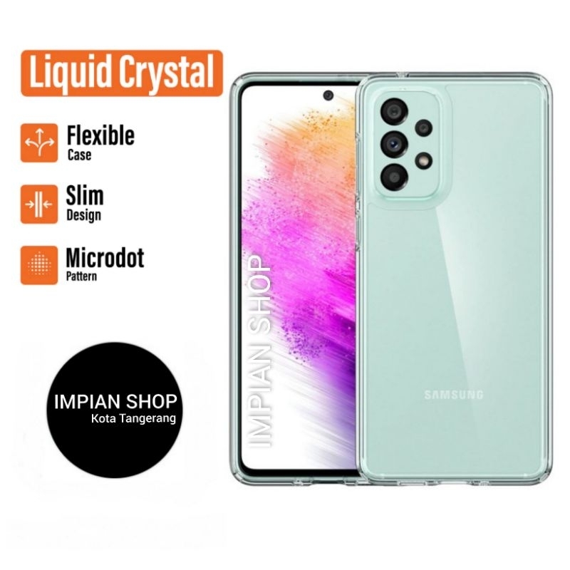 Case Samsung A33 5G, A53 5G,  A73 5G Crystal Flex Clear Slim Soft Casing
