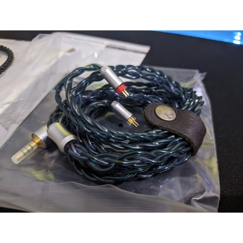 Kabel Tripowin Altea 6N OCC Litz 26 AWG Balanced Cable 2.5mm 2-Pin 0.78 for IEM