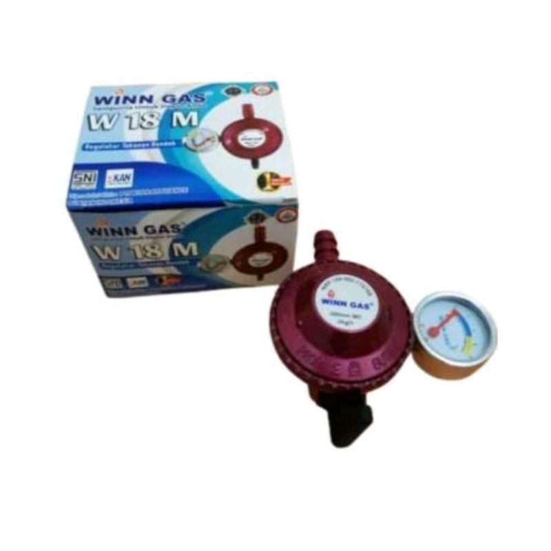 Regulator gas WINN W18 Meter Regulator tekanan rendah original WINN gas