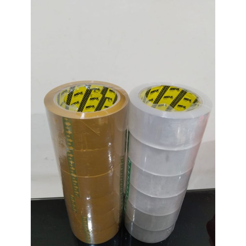 

Lakban Plakban Max Tape 45mm X 90 Yard Maxtape Sevenstar Solasi Bening Coklat Murah