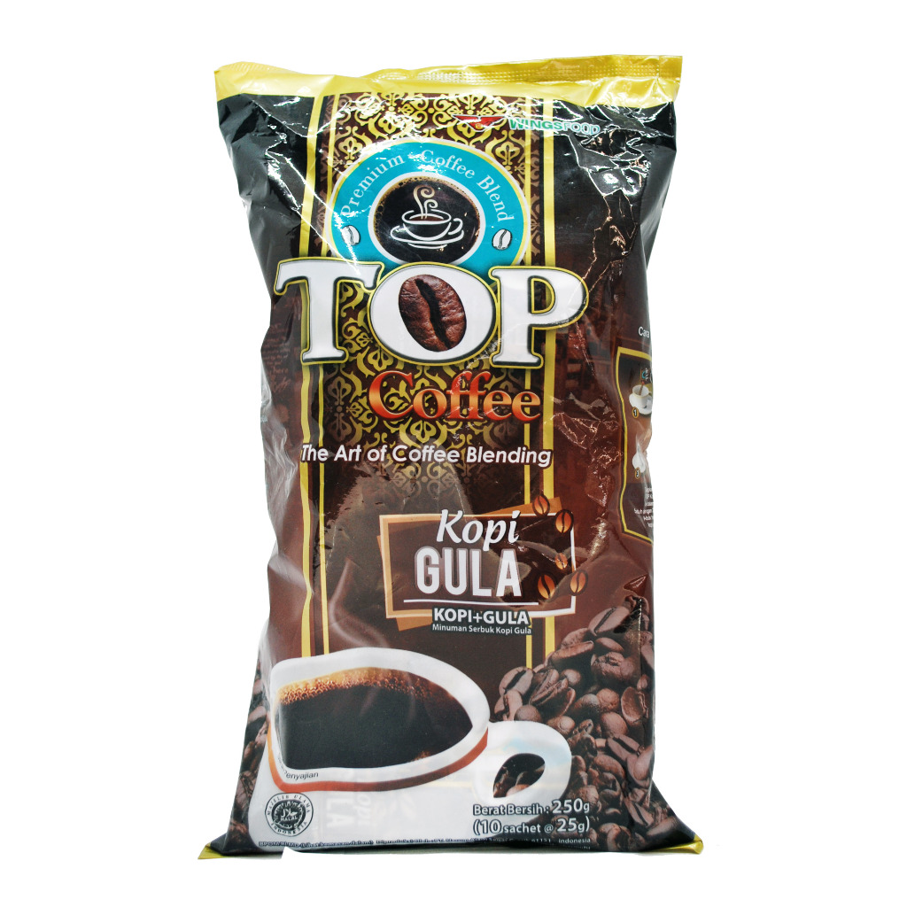 

Kopi Instan TOP Coffee Kopi Gula isi 10's