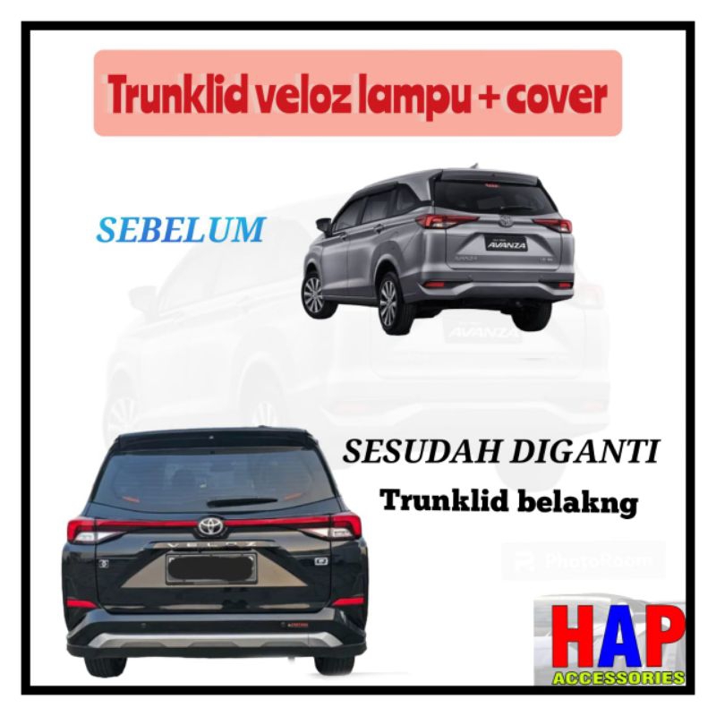 trunklid Avanza 2022 - trunklid Xenia 2022 model ganti original toyota