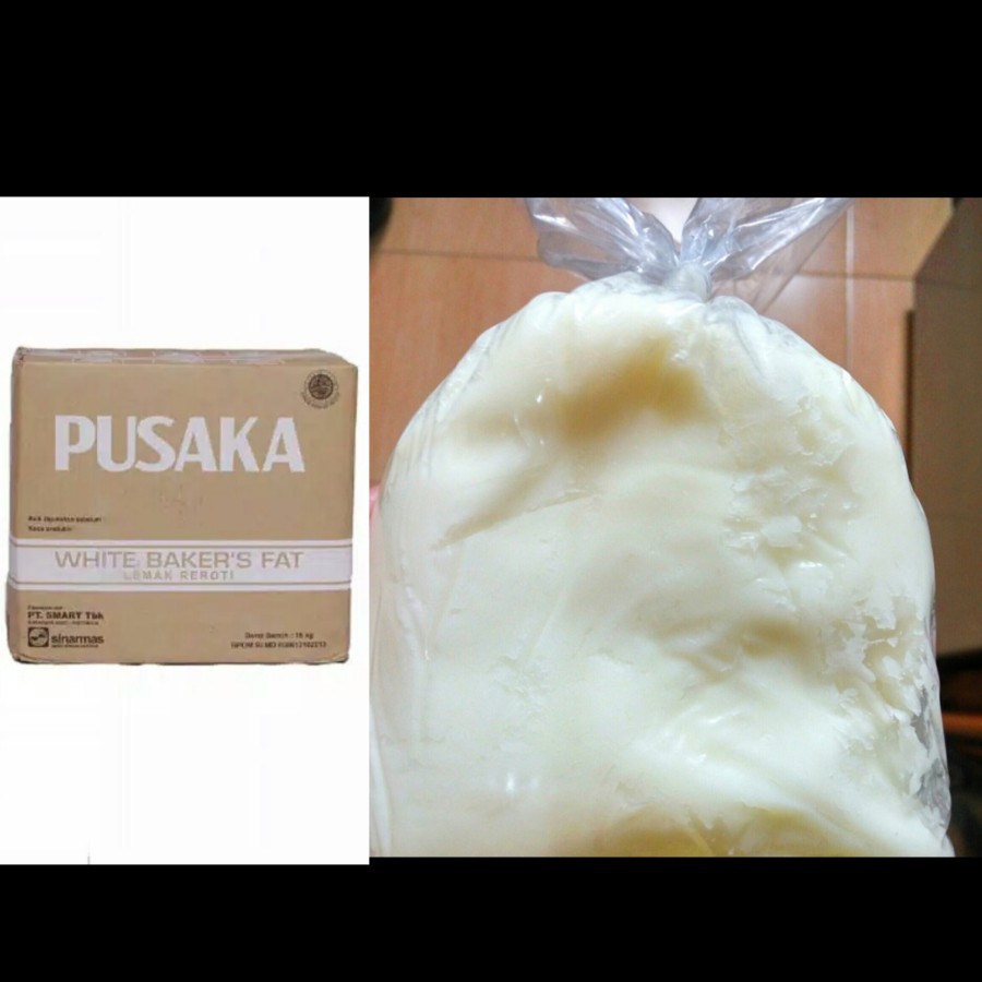

Mentega Putih Pusaka Shortening White Baker's Fat 500 gr Margarine