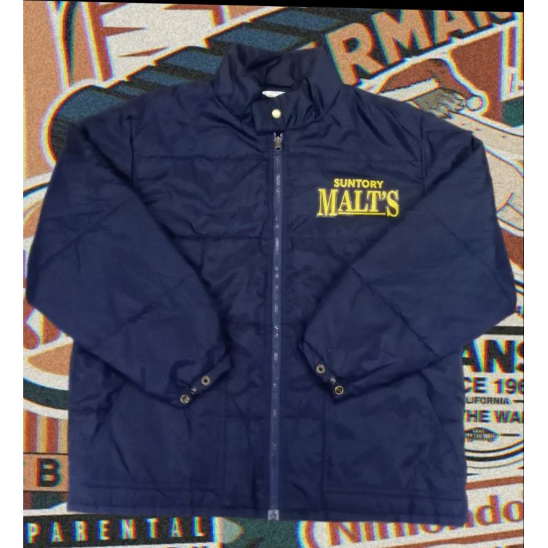 Casual Puffer Suntory Malts Japan Vintage Jacket 90s