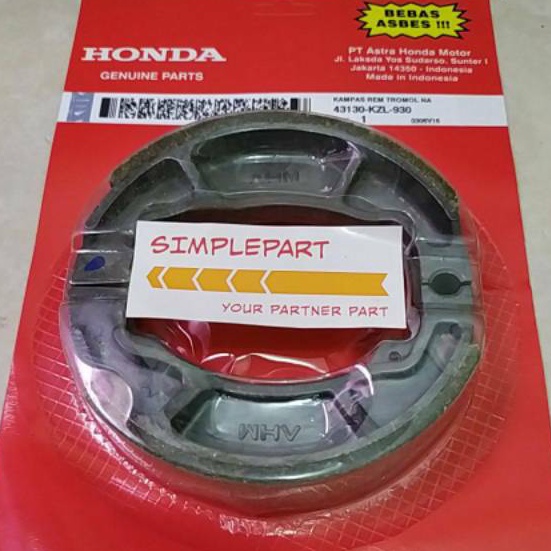Star Seller Kampas rem belakang beat vario scoopy kampas rem belakang beat fi scoopy fi spacy fi kam
