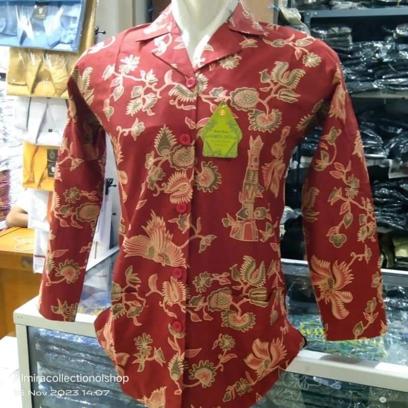 SERAGAM BATIK DHARMA WANITA PERSATUAN ATASAN BAJU BATIK DHARMA WANITA PERSATUAN