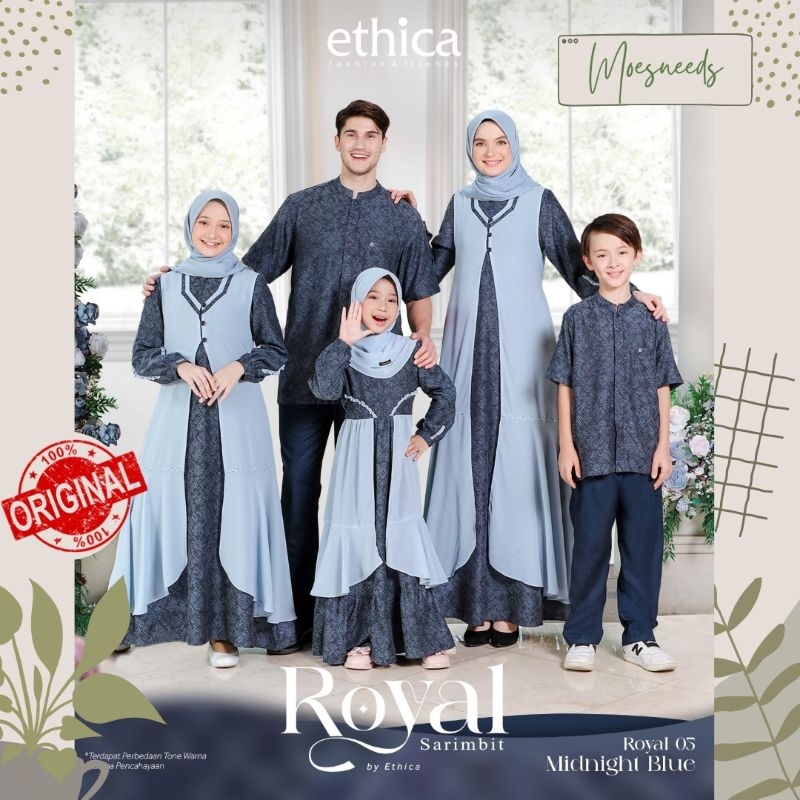 ETHICA Sarimbit Lebaran Keluarga Royal 05 Midnight Blue