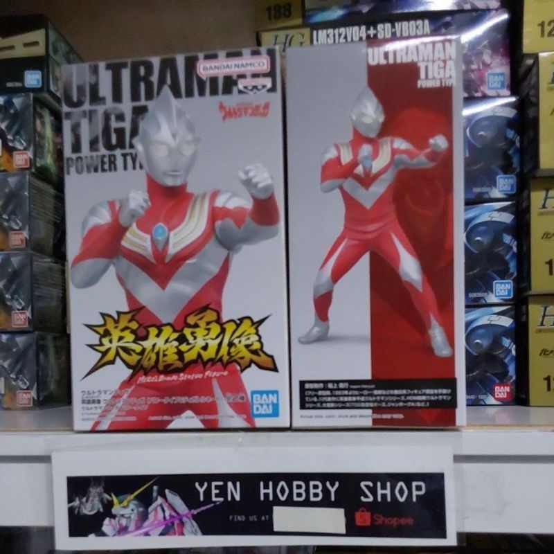 FIGUR ULTRAMAN TIGA HERO'S BRAVE POWER [A] 19538 UK + -17CM [ORIGINAL]