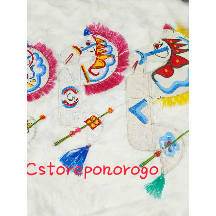 JARANAN ANAK + PECUT PAKET MURAH / kuda lumping / kuda lumping anak / kuda pegon / barongan / devil 