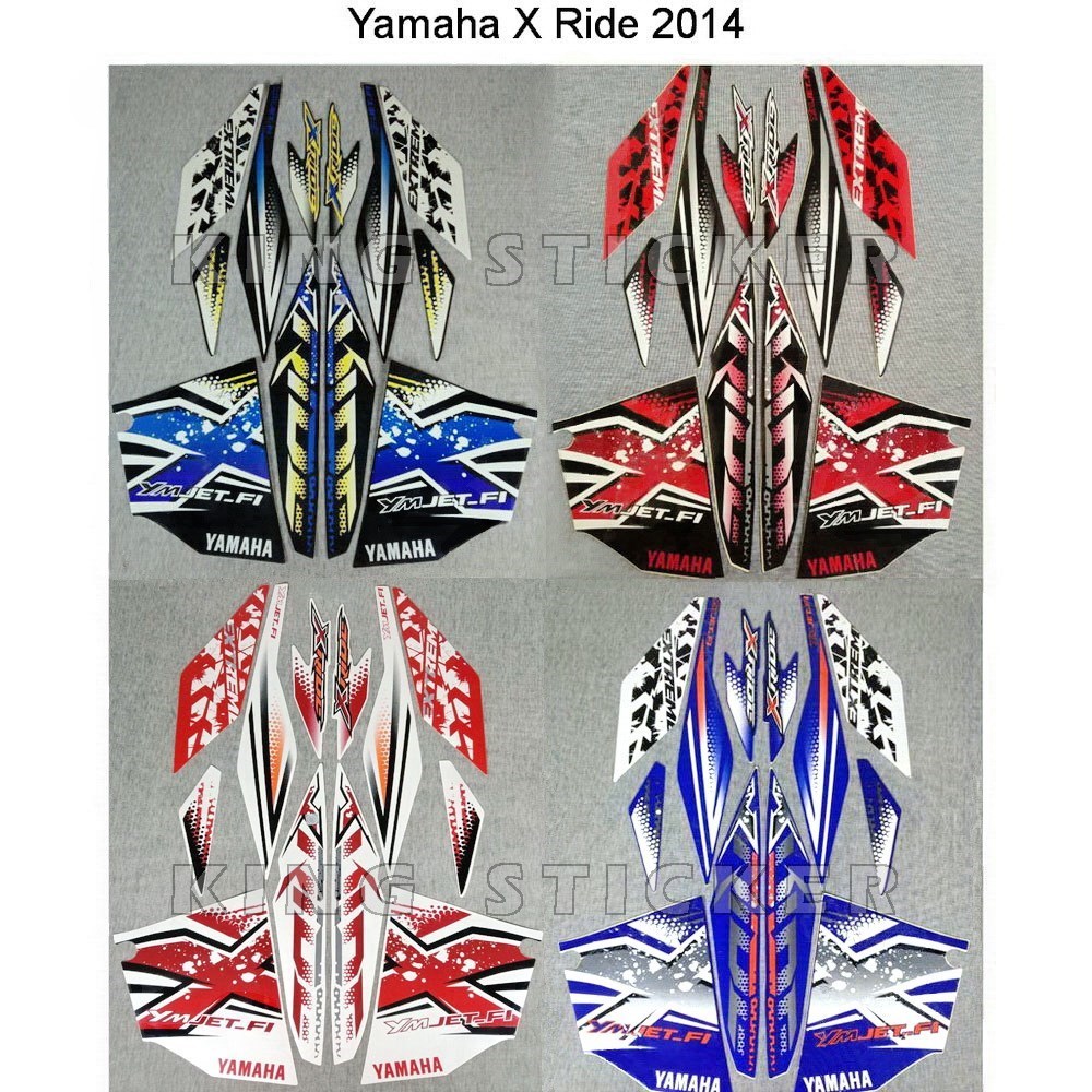 Stiker striping Yamaha X Ride 2014