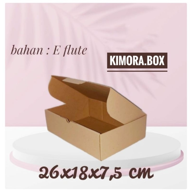 

kardus karton box uk.26x18x7,5 cm...Model die cut/pizza