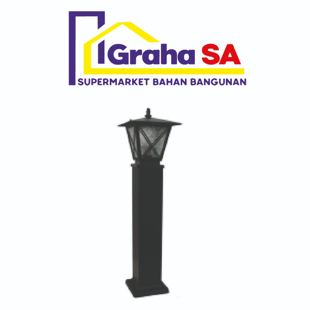LUMINA LAMPU TAMAN 575 BK BLK