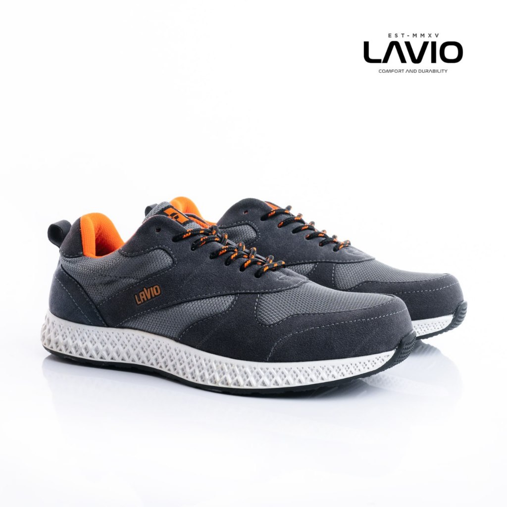 Sepatu Sneakers Safety Shoes Sporty Casual Pria Ringan Ujung Besi