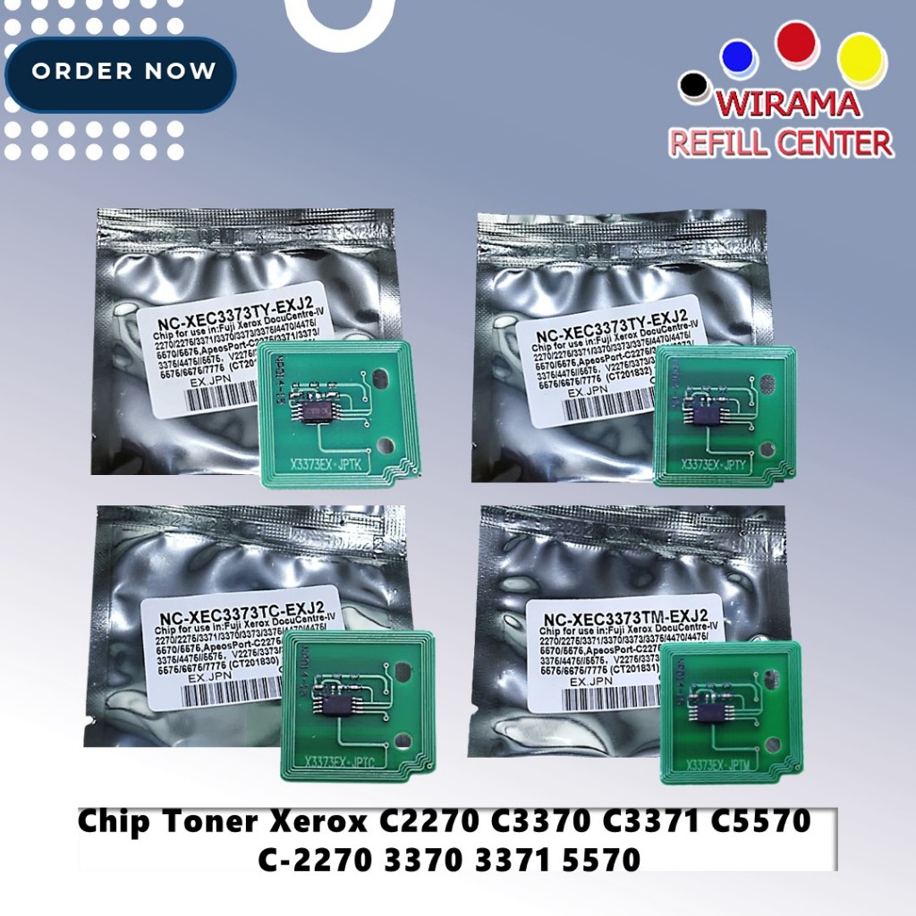 Chip Toner Xerox C2270 C3370 C3371 C5570 C-2270 3370 3371 5570