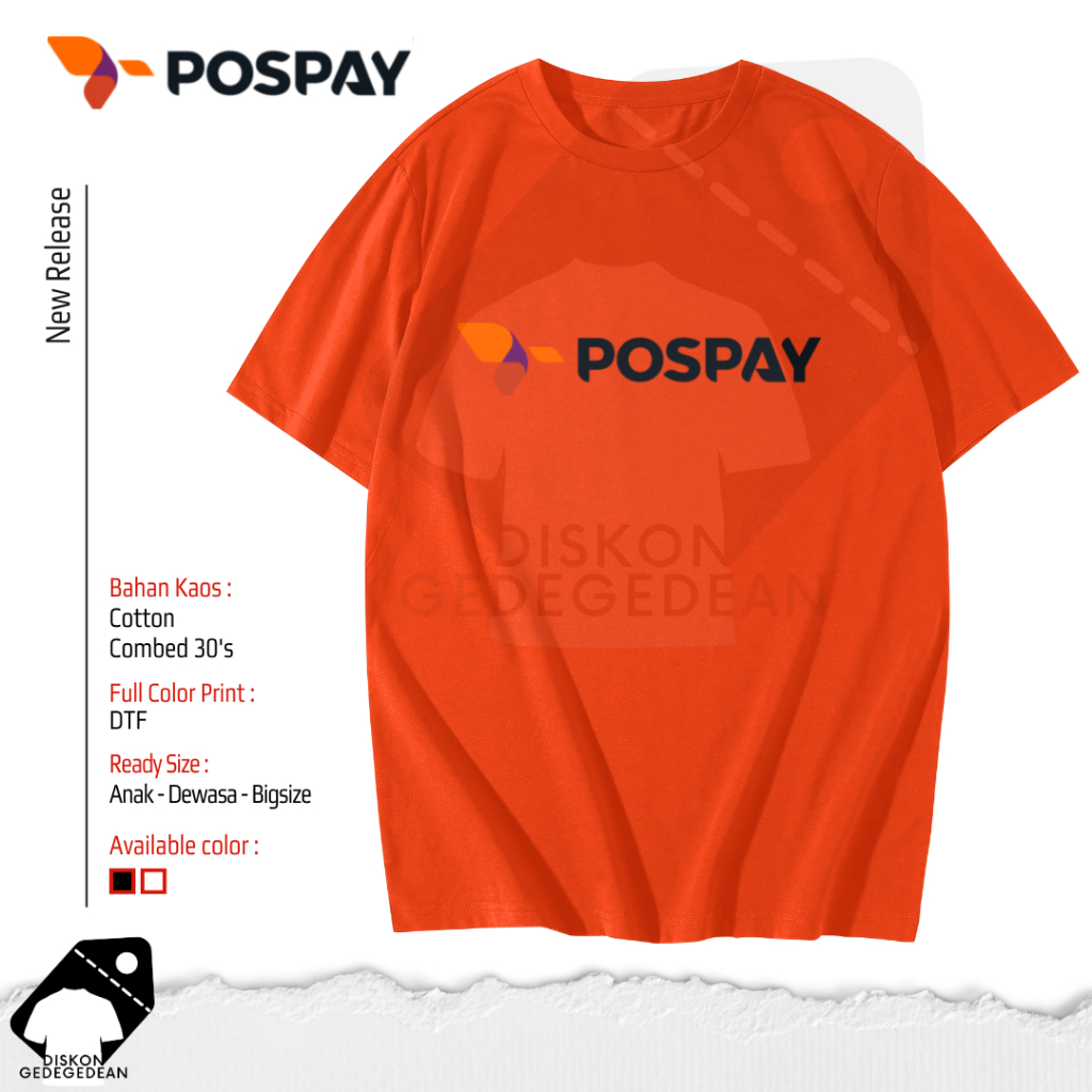 Kaos Pospay Kantor Pos Baju Pospay Kantor Pos Type 2