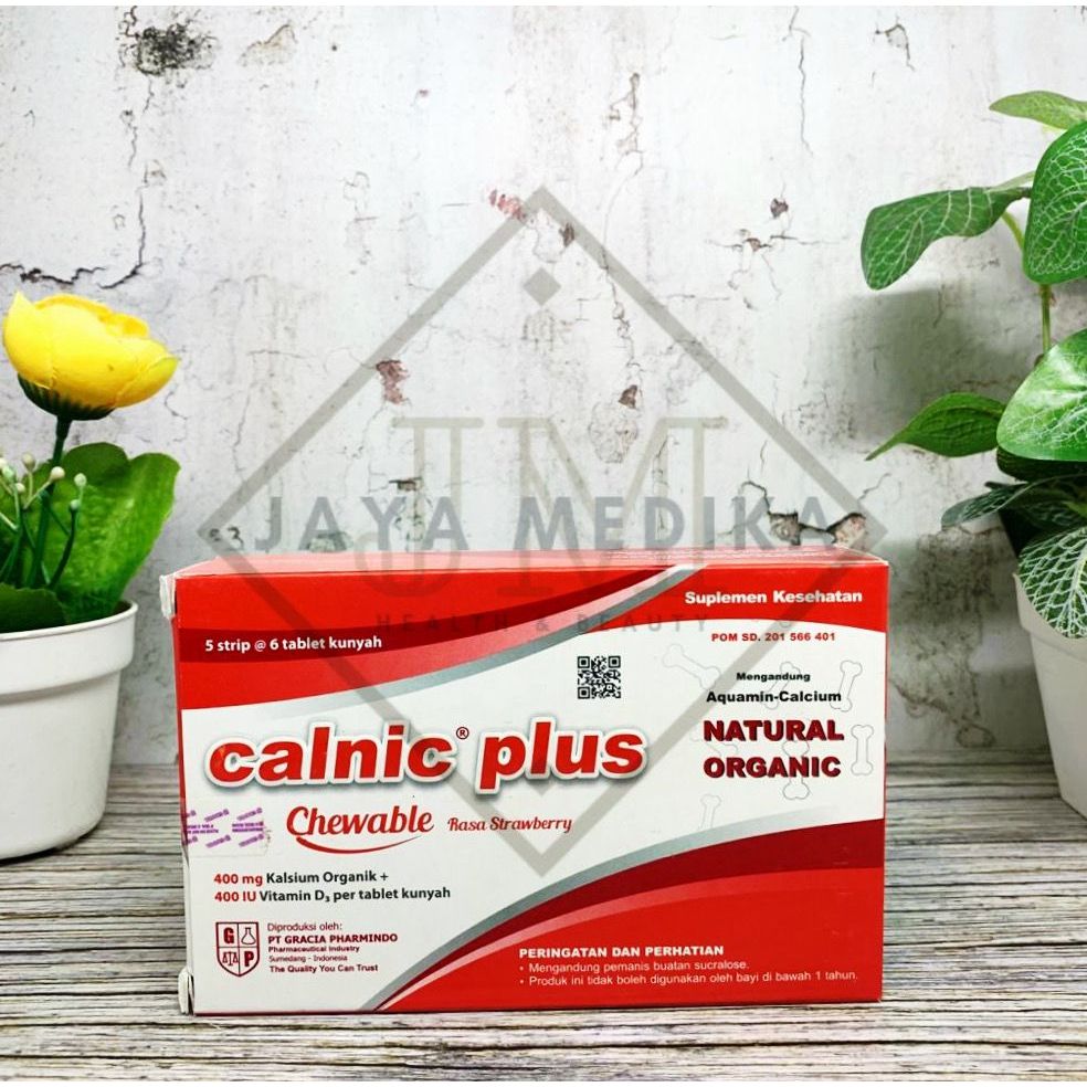 Calnic Plus Chewable Tablet rasa strawberry
