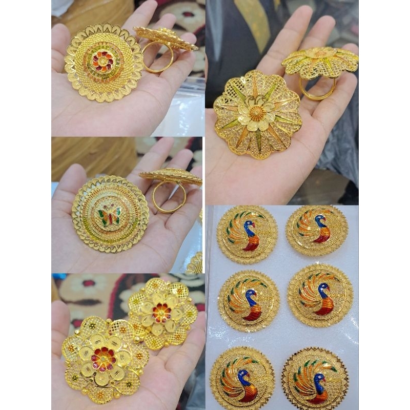 Cincin dubai bunga bundar