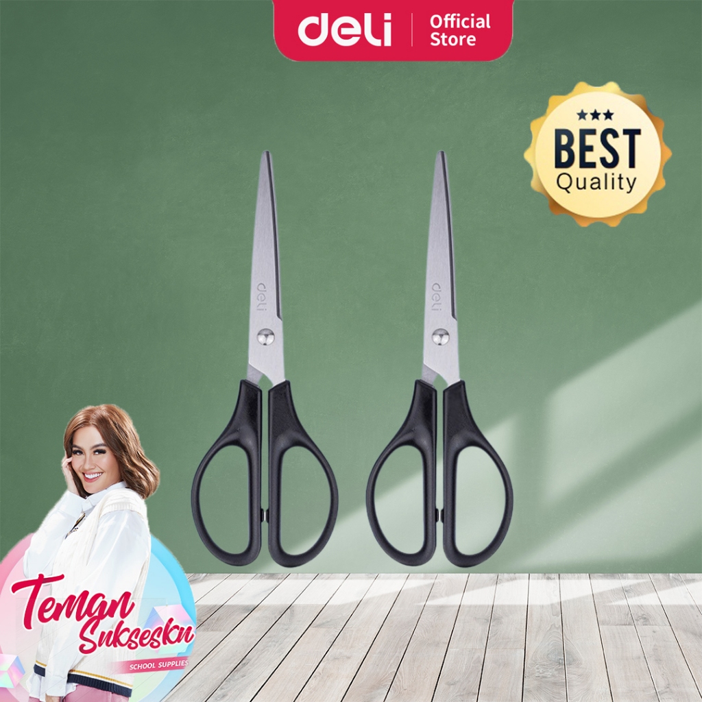 

Deli Gunting stainless steel 170mm runcing E0603