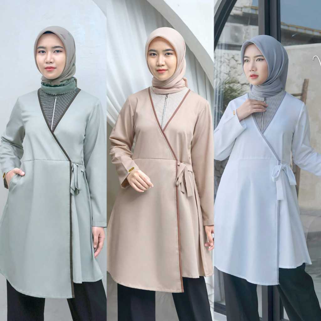 Tunik Viona / Nubua Fashion / Atasan Wanita Muslimah