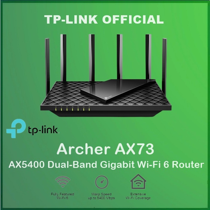Tp-link Archer AX73 AX5400 Wifi 6 Wireless Router Tplink AX 73 AX 5400