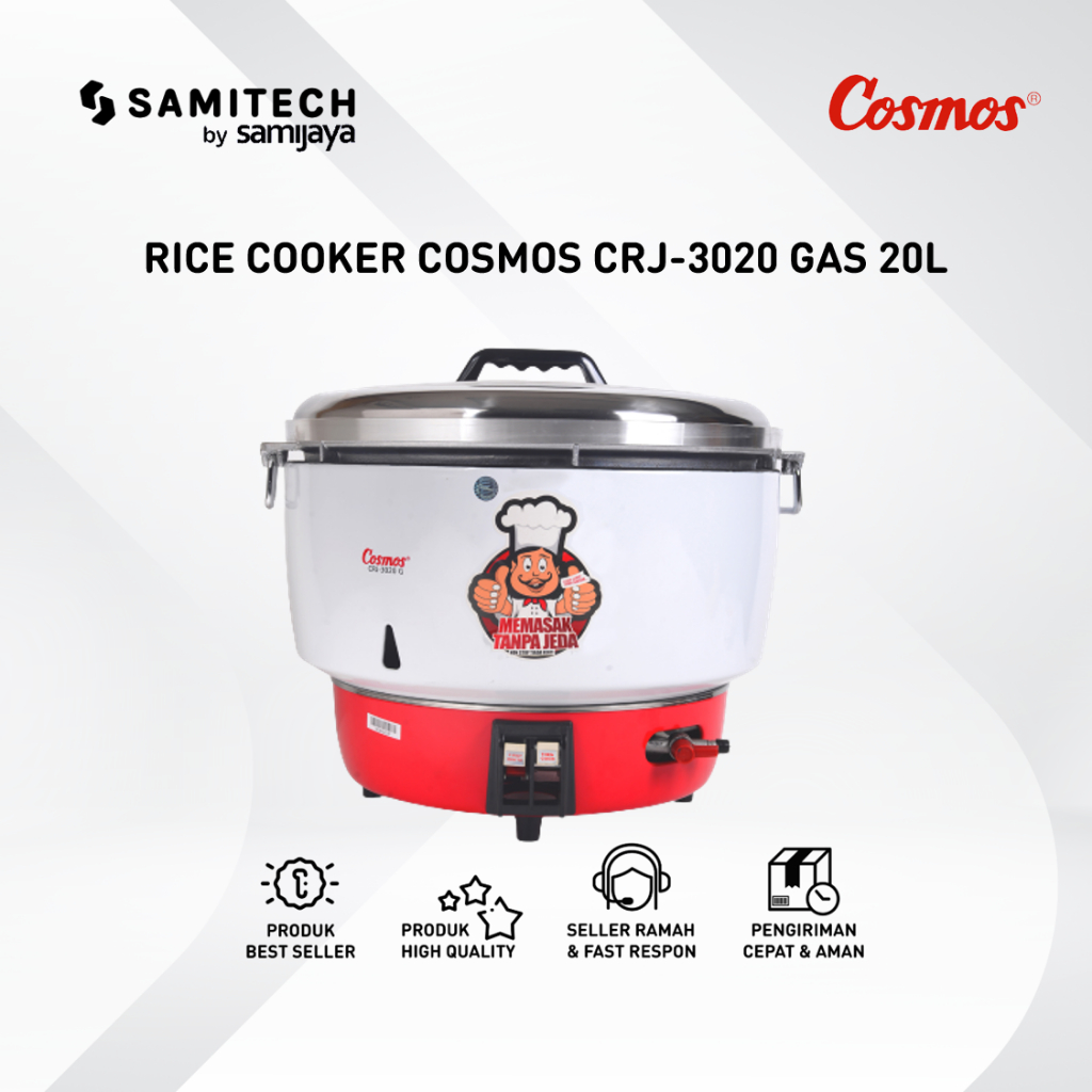 RICE COOKER - GAS COOKER COSMOS CRJ-3020G / CRJ 3020G / 3020 G 20 LITER