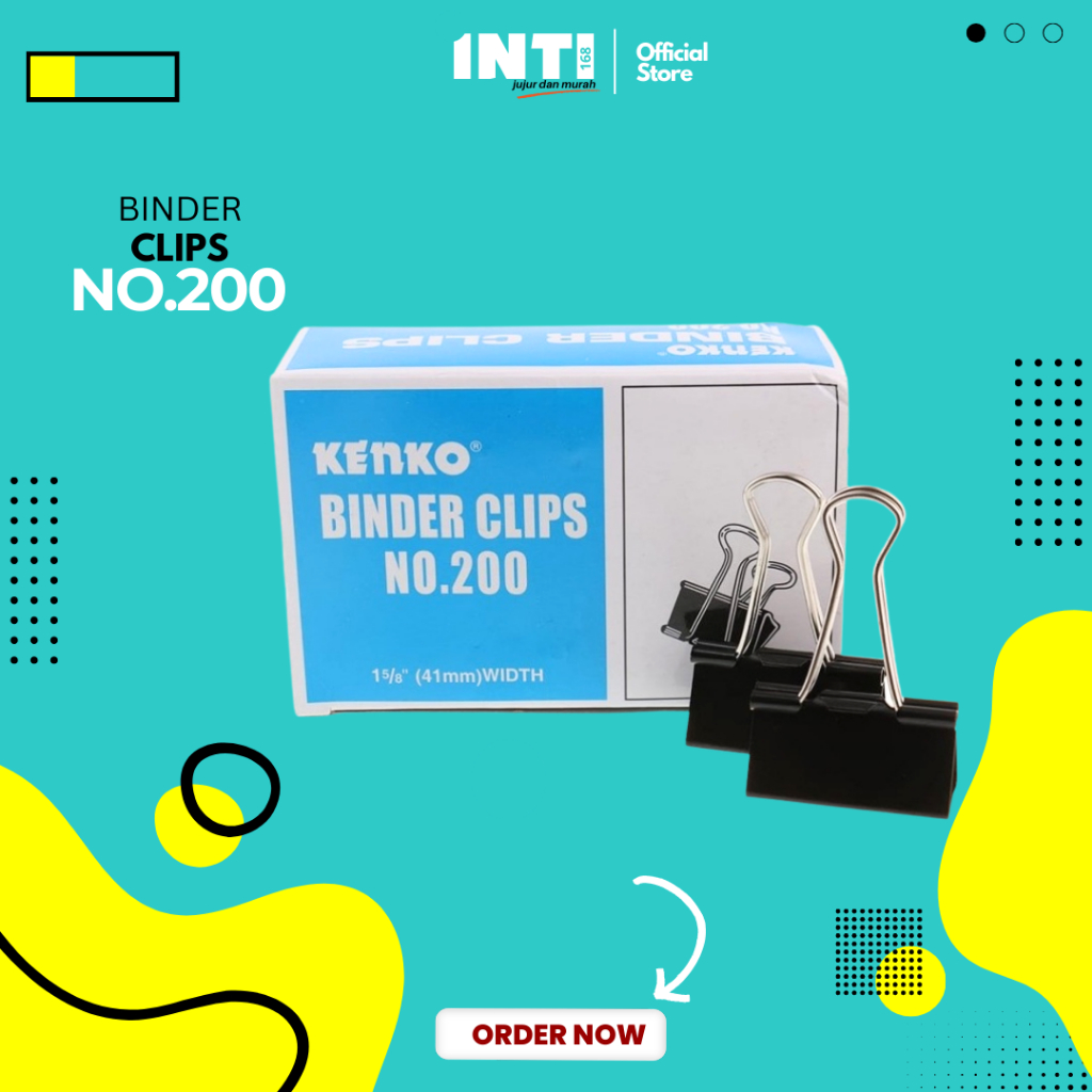 

Kenko Binder Clip No. 200 - Penjepit Kertas Berkualitas