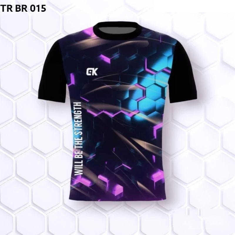 KAOS / ATASAN VOLI KAOS WANITA PRIA IMPORT BAJU VOLI PREMIUM KAOS OLAHRAGA PRINTING BAJU BADMINTON B