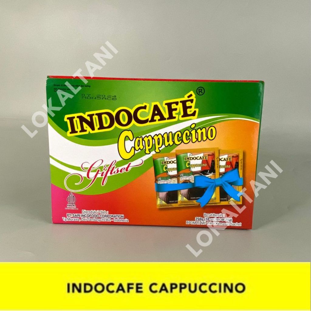 

Indocaffe Cappucino Giftset 250gr/ 10sachet