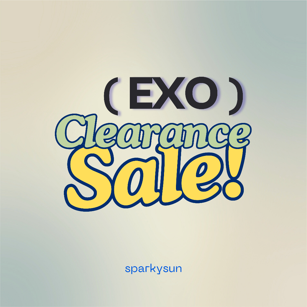 EXO Clearance Sale (Sehun Kokobop, 5th Anniv Snackbag, Love Dome, Exploration Japan Postcard Baekhyu