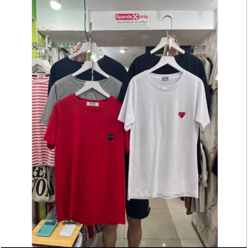 PLAY O6 KAOS POLOS UNISEX CDG IMPORT BANGKOK BKK
