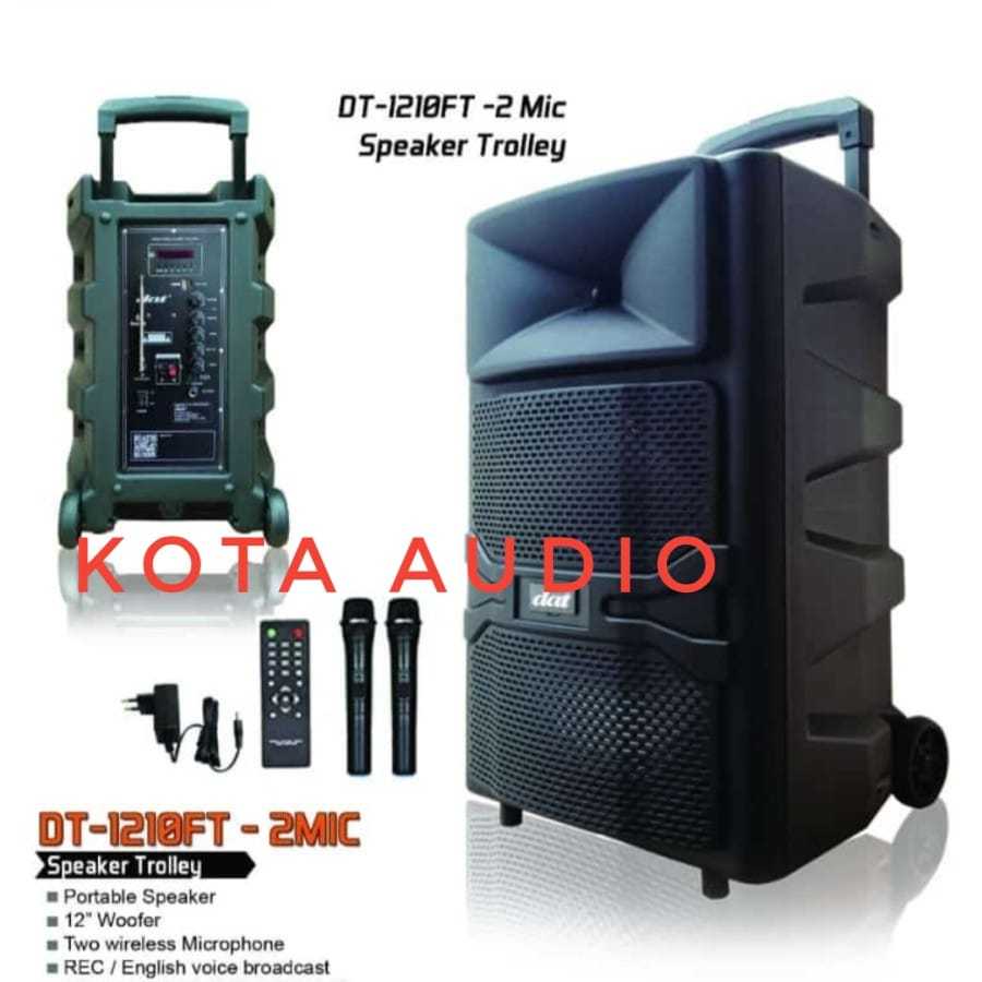 SPEAKER PORTABLE DAT DT 1210 FT USB - BT DAT DT1210 ORIGINAL