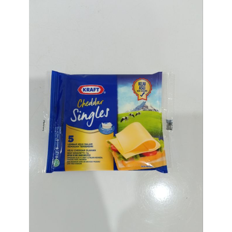 

Kraft Cheddar Single 75gr isi 5 lembar