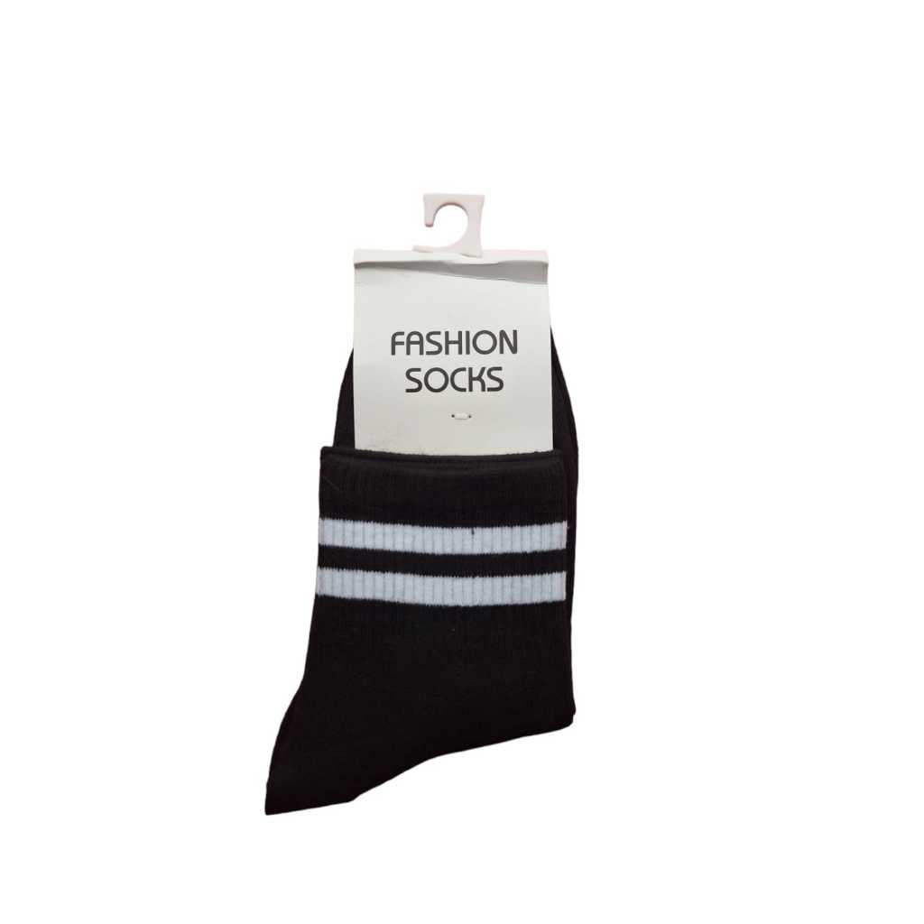 Kaos Kaki Old School Pendek, Motif Stripe