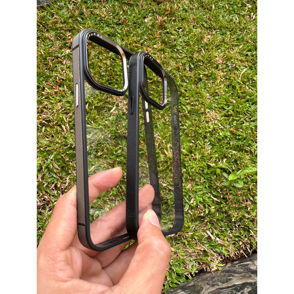 ACC HP - CASE  CLEAR CHROME ACRYLIC 12 PRO MAX 13 PRO MAX 14 PRO MAX 15 PRO MAX