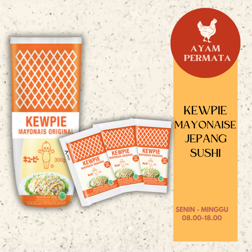 

Mayonaise Kewpie Botol Sachet - Mayones Jepang Sandwich Salad Karage Sushi