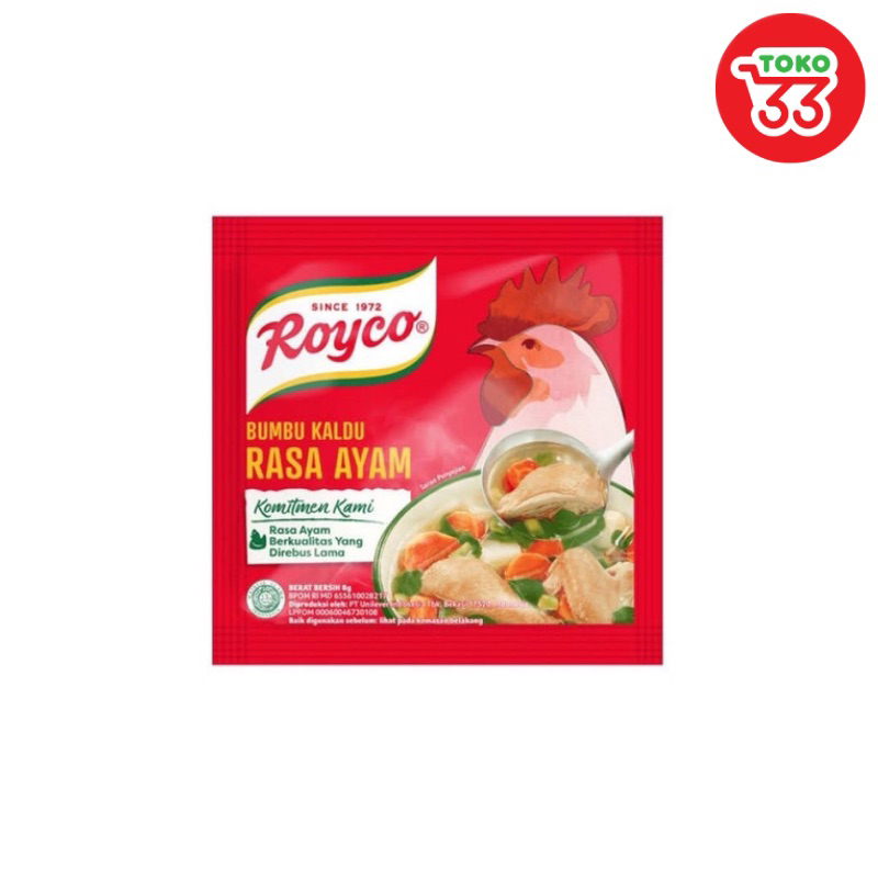 

Royco Rasa Ayam 8gr (1 Renceng isi 12 sachet)